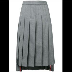 THOM BROWNE School Uniform Drop Back Skirt sz 38